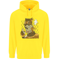 Steampunk Zombie Halloween Childrens Kids Hoodie Yellow