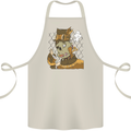 Steampunk Zombie Halloween Cotton Apron 100% Organic Natural