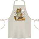 Steampunk Zombie Halloween Cotton Apron 100% Organic Natural