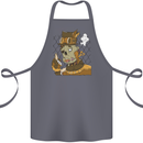 Steampunk Zombie Halloween Cotton Apron 100% Organic Steel