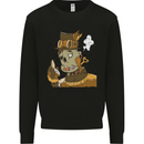 Steampunk Zombie Halloween Kids Sweatshirt Jumper Black