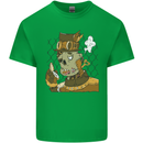 Steampunk Zombie Halloween Kids T-Shirt Childrens Irish Green