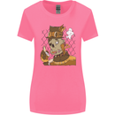 Steampunk Zombie Halloween Womens Wider Cut T-Shirt Azalea