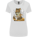 Steampunk Zombie Halloween Womens Wider Cut T-Shirt White
