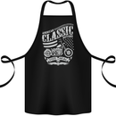 Steel Is Real Biker Motorcycle Motorbike Cotton Apron 100% Organic Black