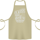 Steel Is Real Biker Motorcycle Motorbike Cotton Apron 100% Organic Khaki