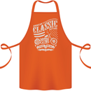 Steel Is Real Biker Motorcycle Motorbike Cotton Apron 100% Organic Orange
