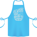 Steel Is Real Biker Motorcycle Motorbike Cotton Apron 100% Organic Turquoise