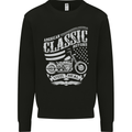 Steel Is Real Biker Motorcycle Motorbike Kids Sweatshirt Jumper Black