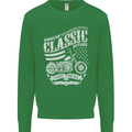 Steel Is Real Biker Motorcycle Motorbike Kids Sweatshirt Jumper Irish Green