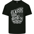 Steel Is Real Biker Motorcycle Motorbike Kids T-Shirt Childrens Black