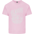 Steel Is Real Biker Motorcycle Motorbike Kids T-Shirt Childrens Light Pink