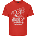 Steel Is Real Biker Motorcycle Motorbike Kids T-Shirt Childrens Red