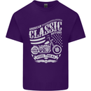 Steel Is Real Biker Motorcycle Motorbike Mens Cotton T-Shirt Tee Top Purple