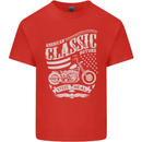 Steel Is Real Biker Motorcycle Motorbike Mens Cotton T-Shirt Tee Top Red