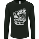 Steel Is Real Biker Motorcycle Motorbike Mens Long Sleeve T-Shirt Black