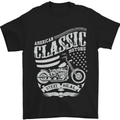 Steel Is Real Biker Motorcycle Motorbike Mens T-Shirt Cotton Gildan Black