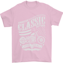 Steel Is Real Biker Motorcycle Motorbike Mens T-Shirt Cotton Gildan Light Pink