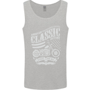 Steel Is Real Biker Motorcycle Motorbike Mens Vest Tank Top Sports Grey