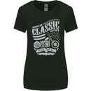 Steel Is Real Biker Motorcycle Motorbike Womens Wider Cut T-Shirt Black