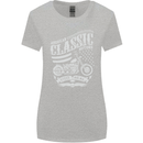 Steel Is Real Biker Motorcycle Motorbike Womens Wider Cut T-Shirt Sports Grey