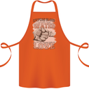Stepdad Fathers Day Step Dad Cotton Apron 100% Organic Orange