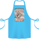Stepdad Fathers Day Step Dad Cotton Apron 100% Organic Turquoise
