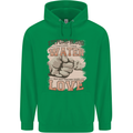 Stepdad Fathers Day Step Dad Mens 80% Cotton Hoodie Irish Green