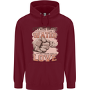 Stepdad Fathers Day Step Dad Mens 80% Cotton Hoodie Maroon