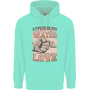 Stepdad Fathers Day Step Dad Mens 80% Cotton Hoodie Peppermint