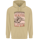 Stepdad Fathers Day Step Dad Mens 80% Cotton Hoodie Sand