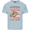 Stepdad Fathers Day Step Dad Mens Cotton T-Shirt Tee Top Light Blue