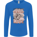 Stepdad Fathers Day Step Dad Mens Long Sleeve T-Shirt Royal Blue