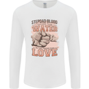 Stepdad Fathers Day Step Dad Mens Long Sleeve T-Shirt White