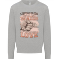 Stepdad Fathers Day Step Dad Mens Sweatshirt Jumper Sports Grey