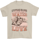 Stepdad Fathers Day Step Dad Mens T-Shirt Cotton Gildan Sand