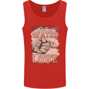 Stepdad Fathers Day Step Dad Mens Vest Tank Top Red