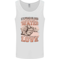 Stepdad Fathers Day Step Dad Mens Vest Tank Top White