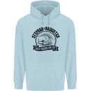 Stepdad & Daughter Best Father's Day Childrens Kids Hoodie Light Blue