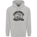 Stepdad & Daughter Best Father's Day Childrens Kids Hoodie Sports Grey