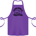 Stepdad & Daughter Best Father's Day Cotton Apron 100% Organic Purple