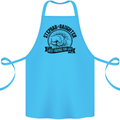 Stepdad & Daughter Best Father's Day Cotton Apron 100% Organic Turquoise