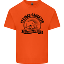 Stepdad & Daughter Best Father's Day Kids T-Shirt Childrens Orange