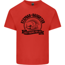 Stepdad & Daughter Best Father's Day Kids T-Shirt Childrens Red