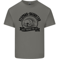 Stepdad & Daughter Best Father's Day Mens Cotton T-Shirt Tee Top Charcoal