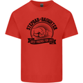 Stepdad & Daughter Best Father's Day Mens Cotton T-Shirt Tee Top Red