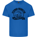 Stepdad & Daughter Best Father's Day Mens Cotton T-Shirt Tee Top Royal Blue