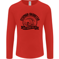 Stepdad & Daughter Best Father's Day Mens Long Sleeve T-Shirt Red