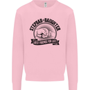 Stepdad & Daughter Best Father's Day Mens Sweatshirt Jumper Light Pink