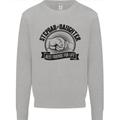Stepdad & Daughter Best Father's Day Mens Sweatshirt Jumper Sports Grey